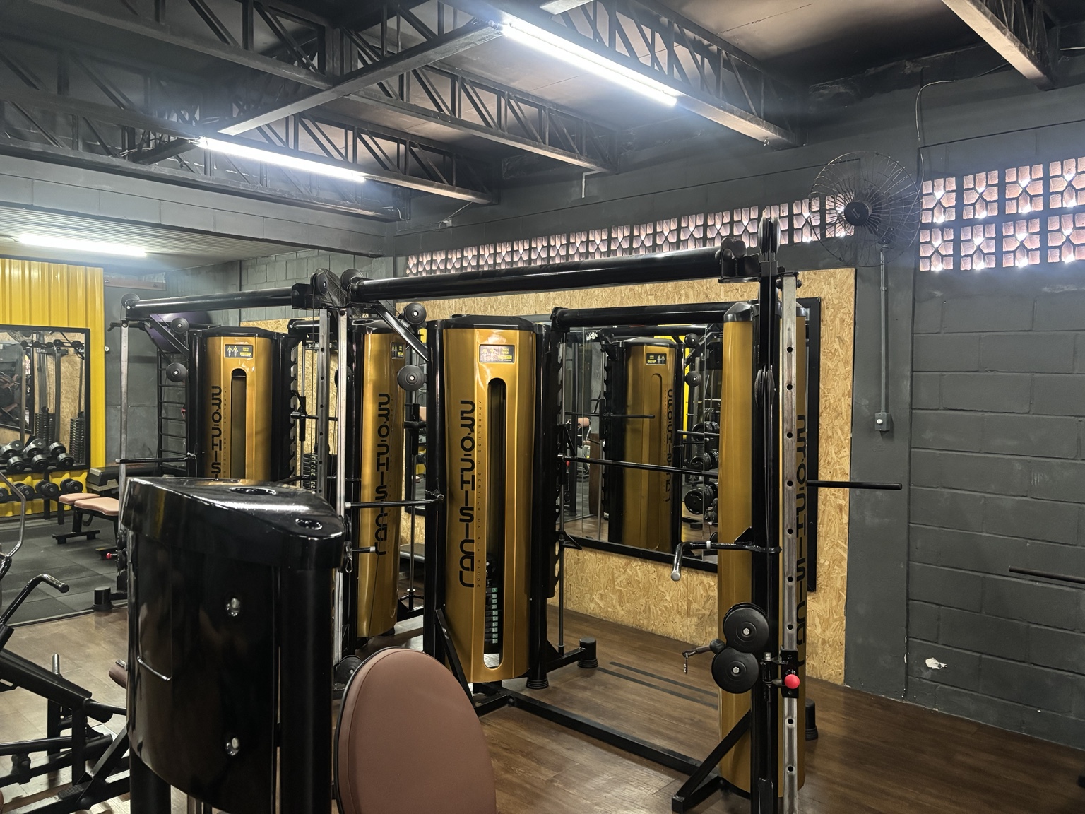 Máquinas de musculação da Liboni Gym